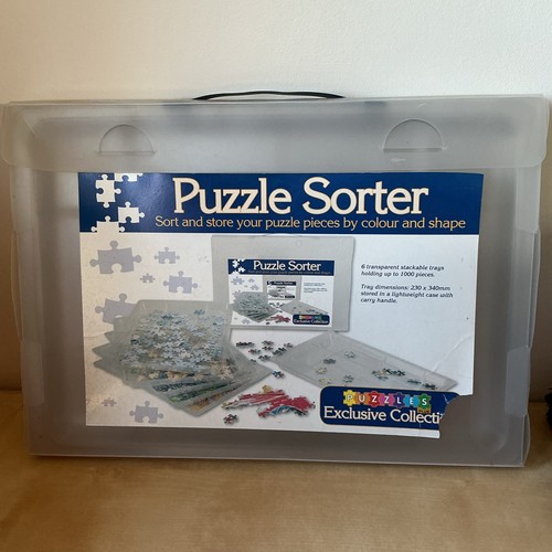 Jigsaw puzzle sorter - jigsaw, trays