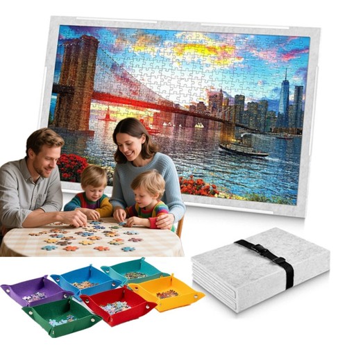 Giant felt puzzle portable - felt,