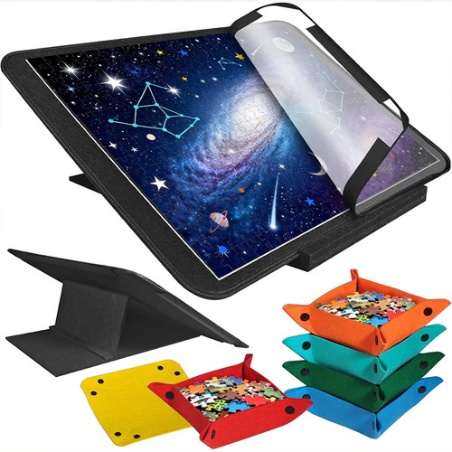 Tilting jigsaw puzzle table - jigsaw,
