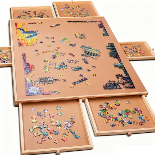 Wooden jigsaw puzzle - wooden, board