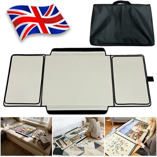 Portable jigsaw board puzzle - board,
