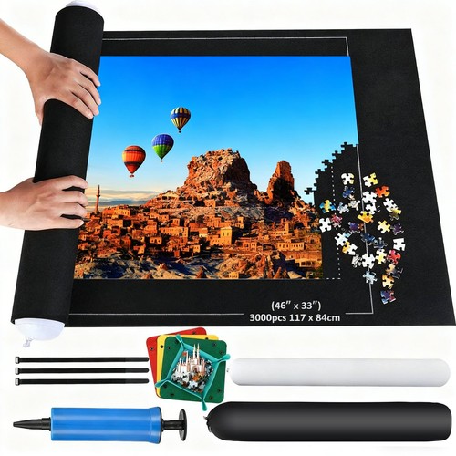 Puzzle roll mat - puzzle, up