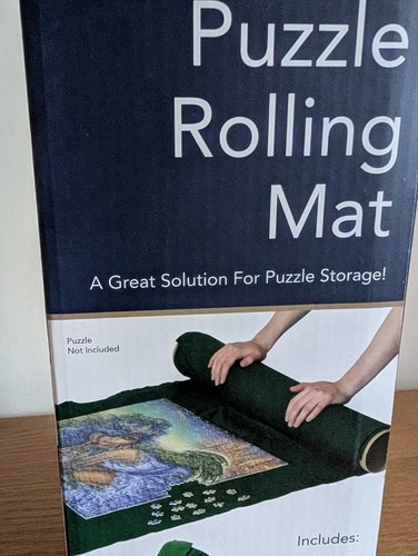 Jigsaw puzzle roll storage - roll, up