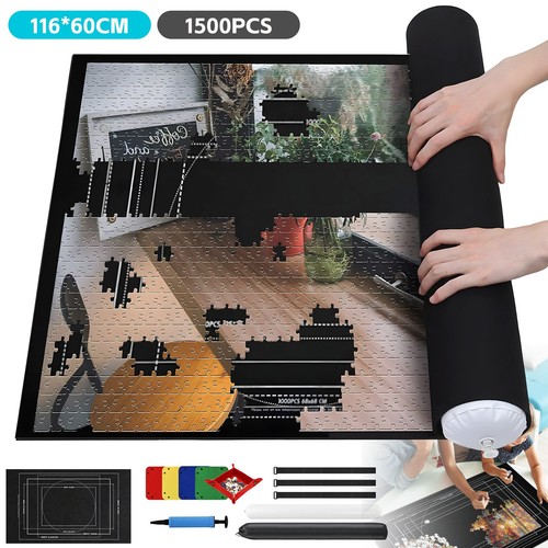 Jigsaw puzzle roll - up, rolling