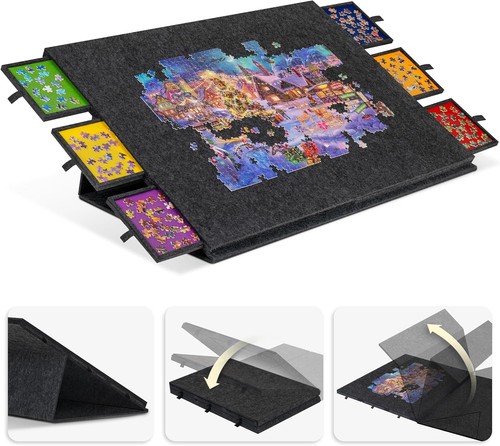 Felt jigsaw puzzle board - jigsaw,